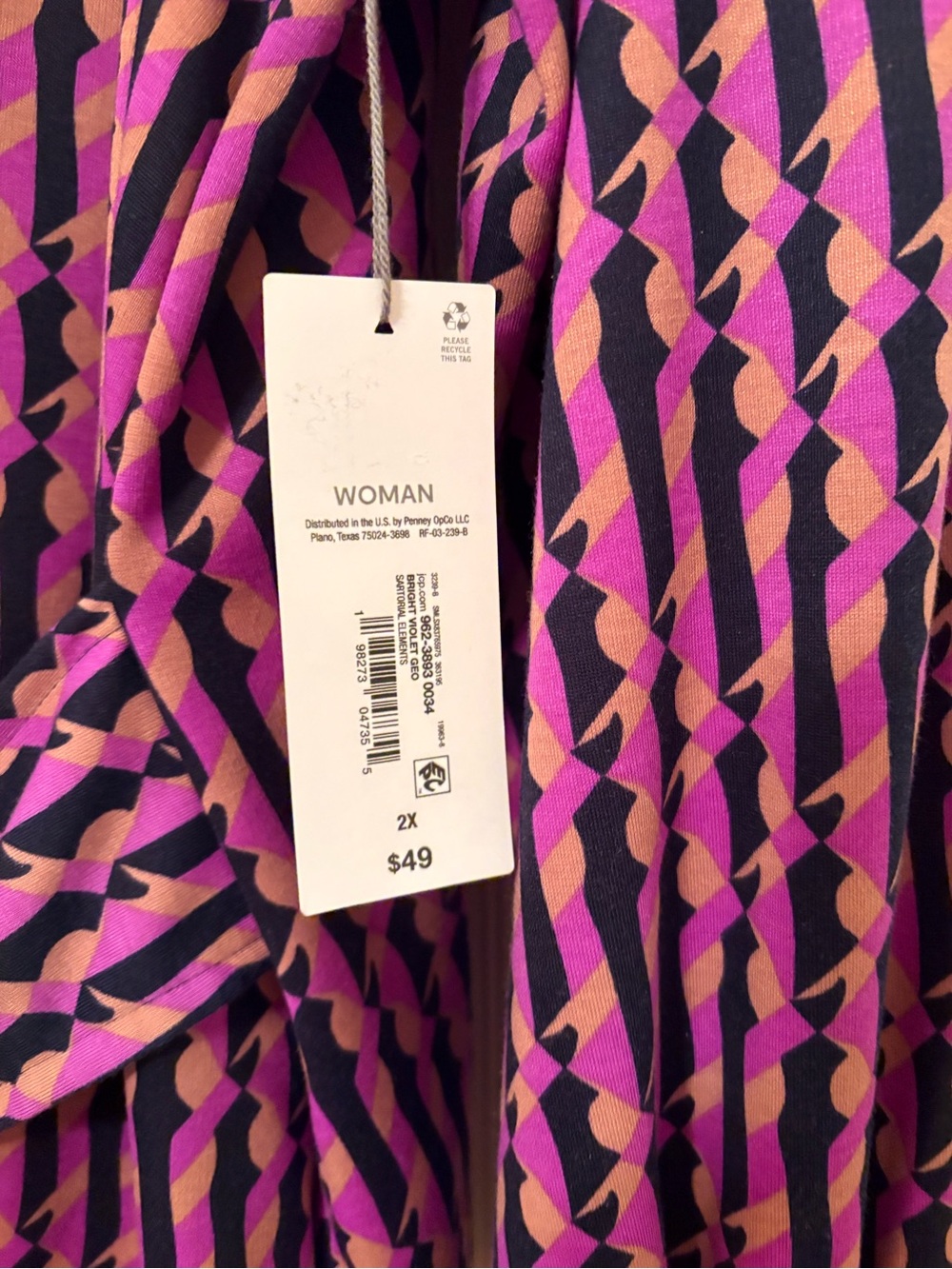 NWT Liz Claiborne Waist Tie Top St Johns Bay Swing Dress Bundle 2X Plus Size - Picture 7 of 11
